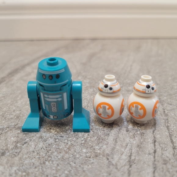LEGO Astromech BB-8 Minifigure Droid Lot of 3 Star Wars - Picture 1 of 6